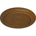 thumbnail image 3 of Ekena Millwork 19 5/8"OD x 1 1/2"P Alexandria Rope Ceiling Medallion (Fits Canopies up to 4 5/8"), Hand-Painted Smokey Topaz, 3 of 6