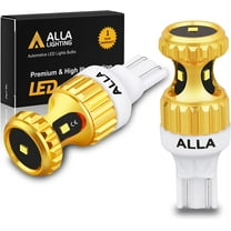 Alla Lighting 3000lm ZES 912 921 LED Reverse Lights Bulbs Xtreme Super Bright 12V 5W SMD T10 T15 906 W16W LED Back-up Light, 6000K Xenon White