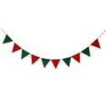 thumbnail image 1 of 10pcs Triangle Flag Garland Bunting Banner Party Christmas Christmas Decoración Macarena Bandera, 1 of 8
