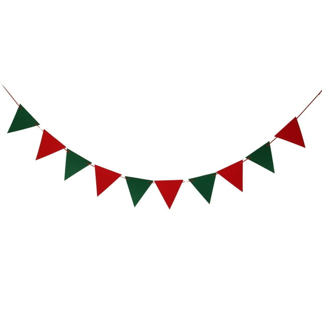 Banderas De Triángulo De 2.8M Banner Bunting Garland Christmas Holiday Party DIY Decor perfecl Bandera