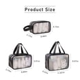 thumbnail image 2 of HOTWINTER Lage Capacity PVC Clear Cosmetic Bag Travel Toiletry Bag Wash Bag Gym Bag, 2 of 4
