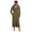 A03-Brown, variant on Mens Bathrobe, Soft Plush Long Fleece Robe, Full Length, Comfy Nightdress(A03-Black,4XL)