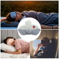 thumbnail image 3 of Unique Bargains 1 Pc Portable Lucky Strawberry Sleep Mask for Hotel Gray Fleece, 3 of 3