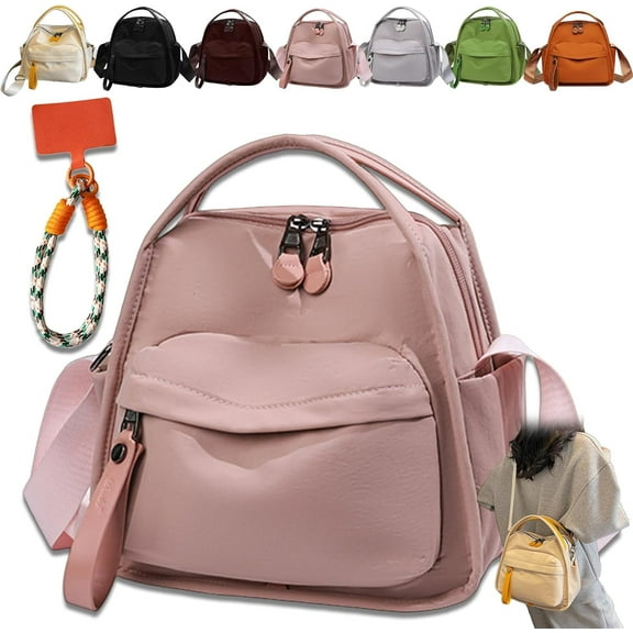 Veluna Shoulder Bag, Veluna Crossbody Shoulder Bag, Fashionable Zipper Crossbody Bags, Lightweight Large Capacity