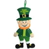 Saint Patrick's Day Decor ~ Smiling Jointed Felt Leprechaun Hanging Decoration