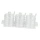 thumbnail image 4 of Tarro de acrílico para especias y condimentos con tapa y cuchara para almacenamiento en la cocina Clear 3 piezas, 4 of 9