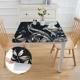 thumbnail image 2 of Acheng Snake Flower Moon Square Fitted Table Cloths 100% Polyester Fiber 40*40, 2 of 8