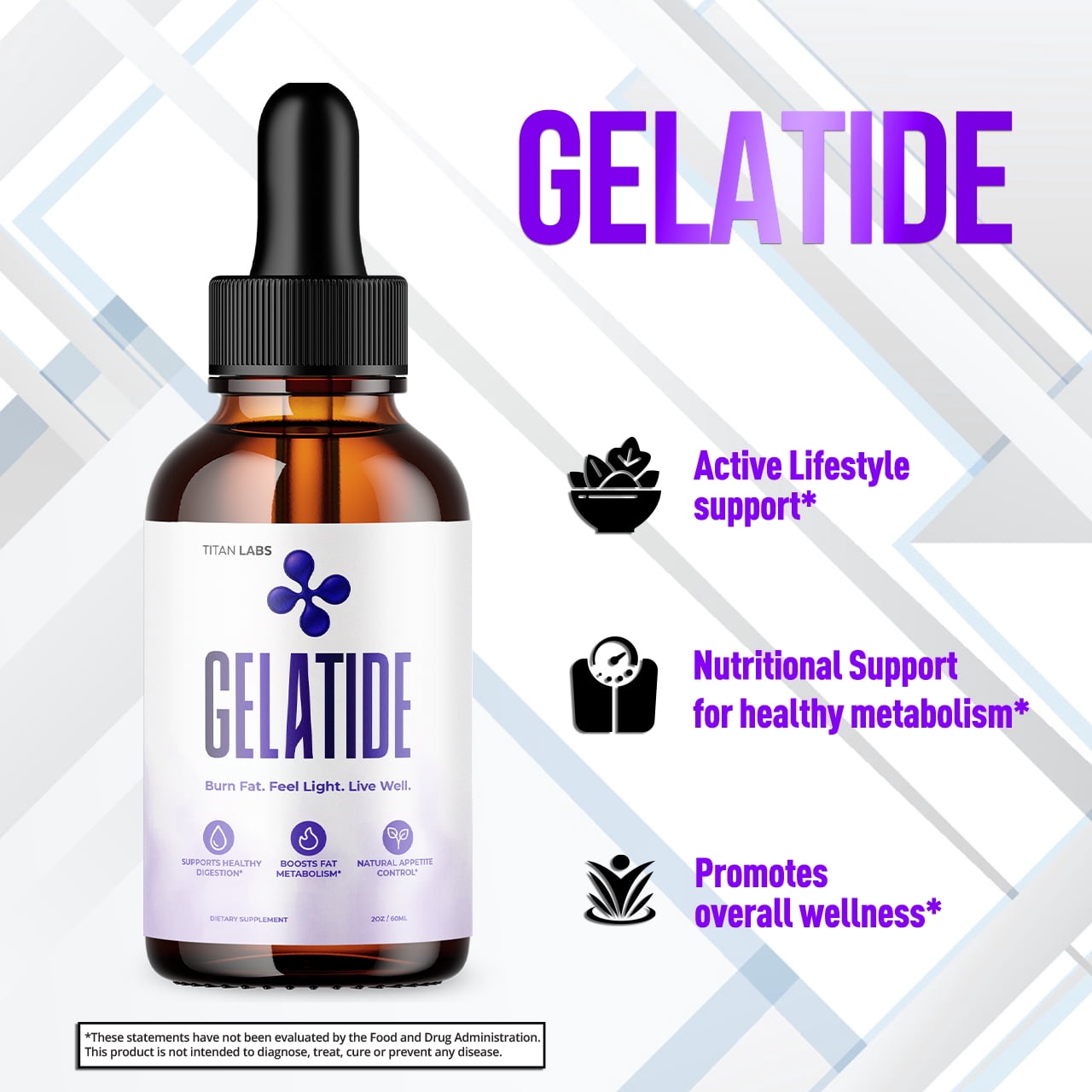 Gelatide Advanced Formula Drops Supporting Your Active Lifesyle Naturally 150 Servings