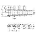 thumbnail image 2 of Tsubaki Connecting Link,D-3 Attachment,PK5 40D3CL, 2 of 2