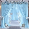 thumbnail image 1 of Cortinas de fondo PARTISKY Baby Blue de 4 x 3 m de poliéster, 1 of 7