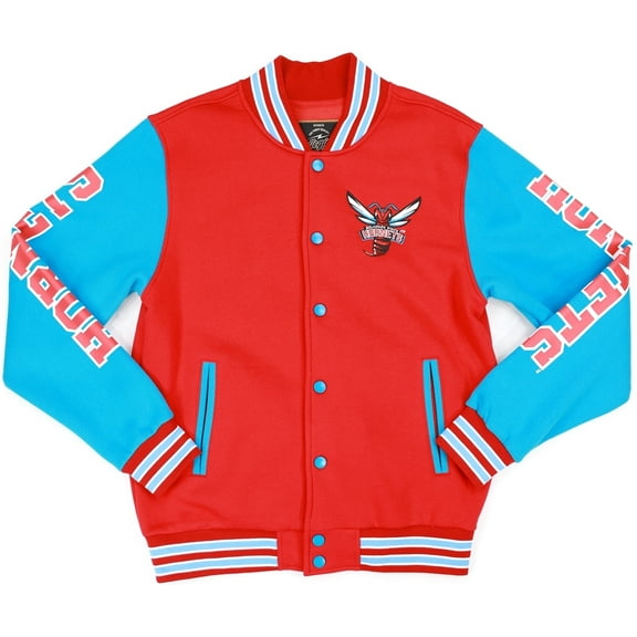 Big Boy Delaware State Hornets S1 Mens Fleece Jacket [Red - L]