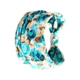 thumbnail image 3 of Helii Women Wide Floral Headband Vintage Boho Elastic Hair Band Non Slip Stretchy Headbands for Yoga Running Workout Sweat Wicking Hair Accessories F,One Size, 3 of 3