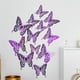 thumbnail image 4 of 12 pegatinas de pared de mariposa hueca con textura de metal 3D. Wmkox8yii fhajkh536, 4 of 6