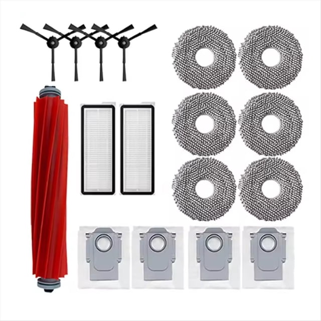 Repuestos para Aspiradoras para Q, MaxV/Q, S/Q, Pro, Cepillo, Bolsa para Polvo, Filtro HEPA, Paños de Fregona
