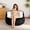 Black+White+Grey, variant on Multi-color Soft Sofa, Bean Bag Chair, Filled with Shredded Sponge, No Assembly Required, Suitable for Living Room and Bedroom
