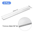 thumbnail image 2 of Square Aluminum Flat Bar, 2 Pack 1/4" Thickness 1" Width 10" Length, 2 of 5