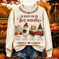 thumbnail image 1 of Hearthz I'm Ready for the Ber Months Oversized Crew Neck Sweatshirt Women Long Sleeve Four Season Graphic Womens Sweatshirts Fall Winter Drop Shoulder Pullover Top, 1 of 3