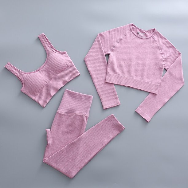 Ropa deportiva sin costuras para mujer, conjuntos de Yoga, Sujetador deportivo de entrenamiento, ropa de gimnasio, mallas de cintura alta, chándal de Fitness para mujer, trajes atléticos Tan Jianjun unisex