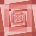 thumbnail image 1 of Ahgly Company Indoor Square Patterned Pastel Pink Area Rugs, 8' Square, 1 of 1
