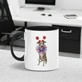 thumbnail image 2 of 4th of July Italian Greyhound Celebrates Independence Day 11oz Accent Two-tone Mug Greyhound Dog Lover Coffee Tea Cup - 12010, 2 of 5
