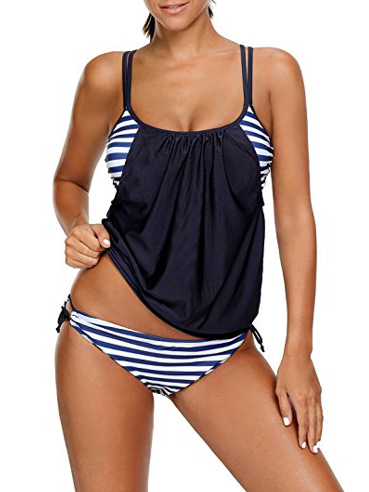 dark blue swimsuit
