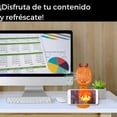 thumbnail image 4 of Ventilador De Escritorio  Mini Con Soporte Para Celular Recargable Naranja, 4 of 6