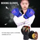 thumbnail image 5 of Diseño engrosado para MMA Muay Thai Kickboxing Sandbag Sports, guantes de boxeo para niños, guantes tailandeses portátiles, envoltura de muñeca ensanchada, forma de puño ergonómico para niños de 3 a, 5 of 7