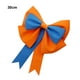 thumbnail image 3 of Yuarrent Lazo naranja grande para coronas, flores realistas y de imitación para decoración de otoño, lazos de otoño de apariencia realista Kits de decoración para fiestas naranja-azul 30cm, 3 of 6