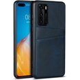 thumbnail image 1 of Compatible with Huawei P40 Case,XYCCA Slim PU Leather Back Case Cover with Credit Card Holder Durable Protective Cover Case for Huawei P40,6.1 Inch (Navy Blue), 1 of 6