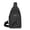 Black, variant on Crossbody Bag Lightweight Waterproof with Adjustable Strap,for Men Women,for Daily Travel Outdoor Sports