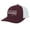 Maroon/White, variant on Trenz Shirt Company Christian Humble Cross Embroidered Mens Adjustable Snapback Mesh Back Trucker Hat, Sports Grey/White