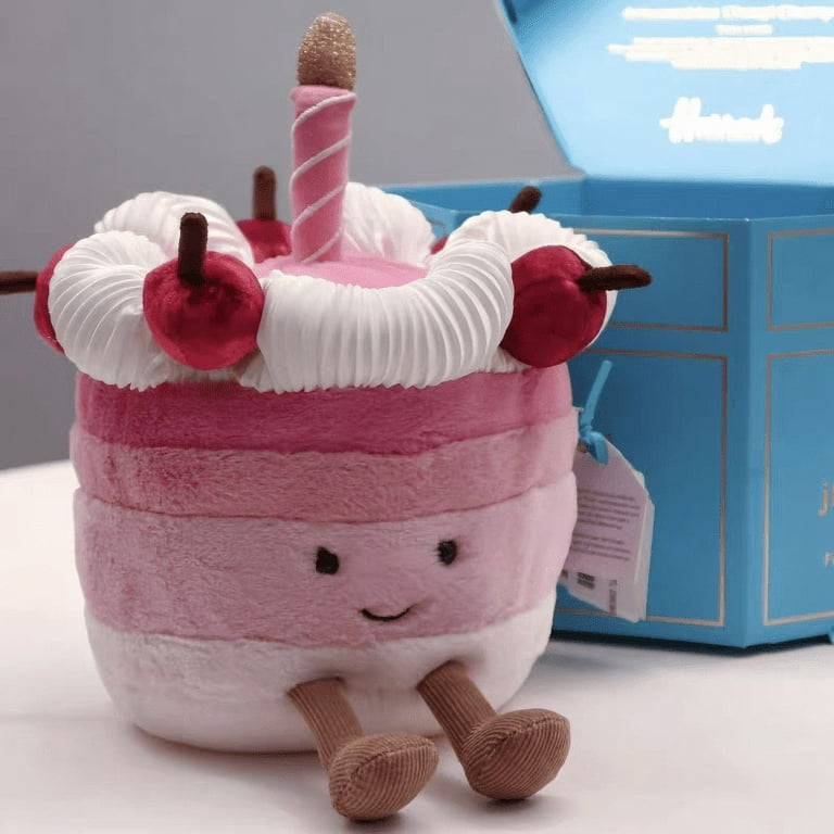 Jellycat-Stuffed Toy-London Harrods Cheryl Cherry Cake Jellycat-Stuffed Toy-London Harrods Cheryl Cherry Cake
