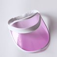 thumbnail image 3 of Summer unisex outdoor transparent plastic advertising Hat sun hat PVC empty top hat, 3 of 6