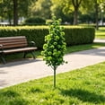 thumbnail image 4 of Doghiosgha Artificial Flower Stake Faux Floral Garden Stake for Home Front Porch Patio Wedding Decor, 19.7 Inch, Green, 4 of 6