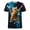 A5 3D Print T-shirt, variant on Unisex 3D Print Shirts, Colorful Space Graphic Tees for Men Women Teens Navy 4XL