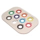 thumbnail image 1 of Tablero de clasificación de colores de madera, juego de mesa con bandeja de madera Tablero clasificador de colores de madera Juego de mesa sensorial de madera Aspecto llamativo, 1 of 9