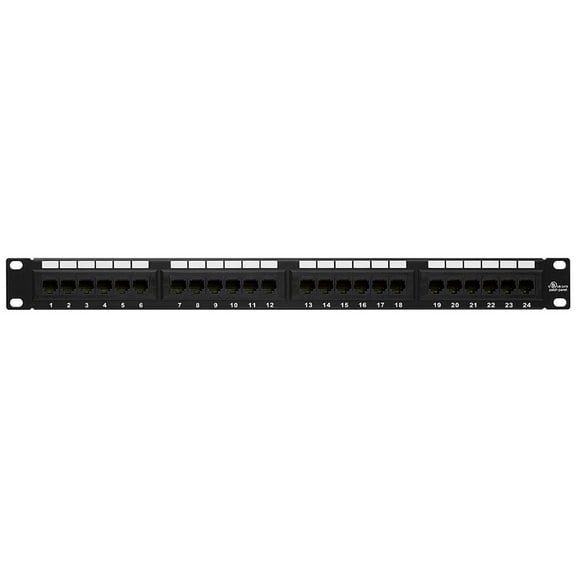 Cmple - Cat6 Panel 110 Type 24 Port (568A/B Compatible)
