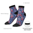 thumbnail image 6 of Rocae Retro plants forest animals for Premium Adult Socks,Comfortable, Breathable, and Durable Socks, Perfect for Everyday Wear, 6 of 7