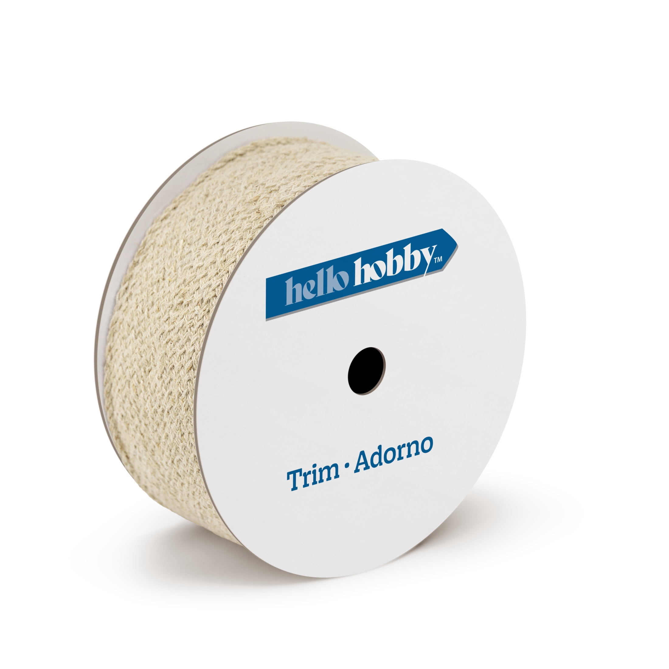 Hello Hobby Natural Linen Cotton Band Sewing Trim 1-1/4 in x 3 yd