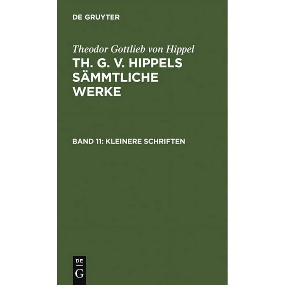 Kleinere Schriften, (Hardcover)