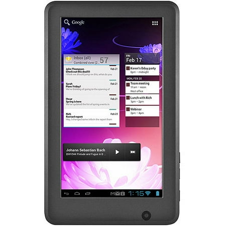 Ematic HD eGlide Steal 7" Capacitive Touchscreen Android 4.0 1GHz Tablet with 4GB Memory - EGS001G