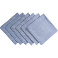 thumbnail image 1 of Design Imports Blue Solid Chambray Napkin Set of 6, 1 of 7