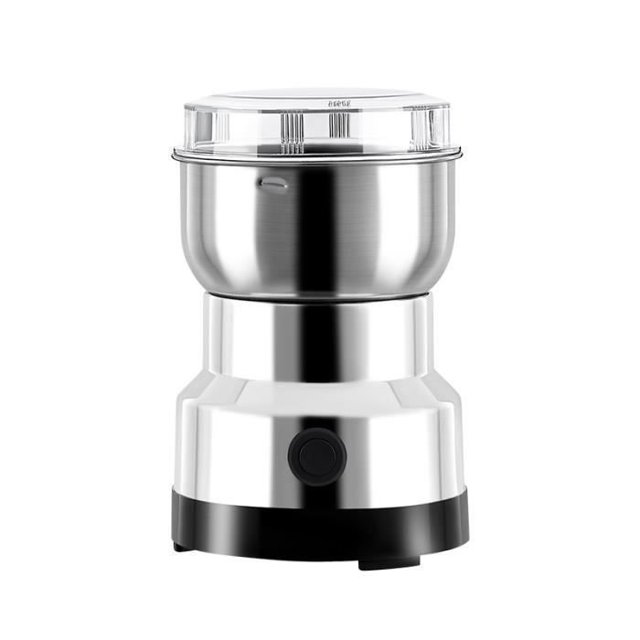 Electric Coffee Bean Grinder - Home Grinder Milling Machine - Stainless Steel - 220V-240V - for Coffee, Beans, Spices, Nuts