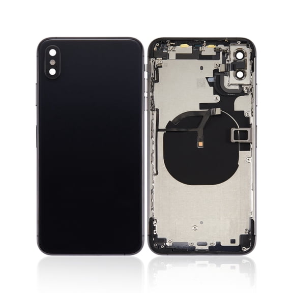 Replacement Back Housing Cover With Parts For Apple iPhone XS Max - Space Grey / Black