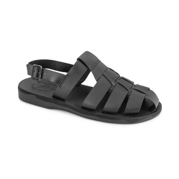 Michael - Closed Toe Leather Fisherman Sandal - Mens Sandals