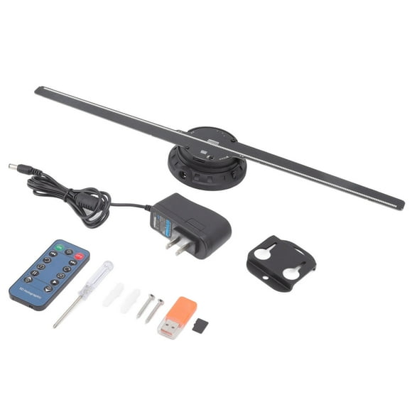 Holographic Display, Small 16.5 Inch 100-240V Hologram Projector 224 LED Wall Mounted For Shopping Mall US Plug