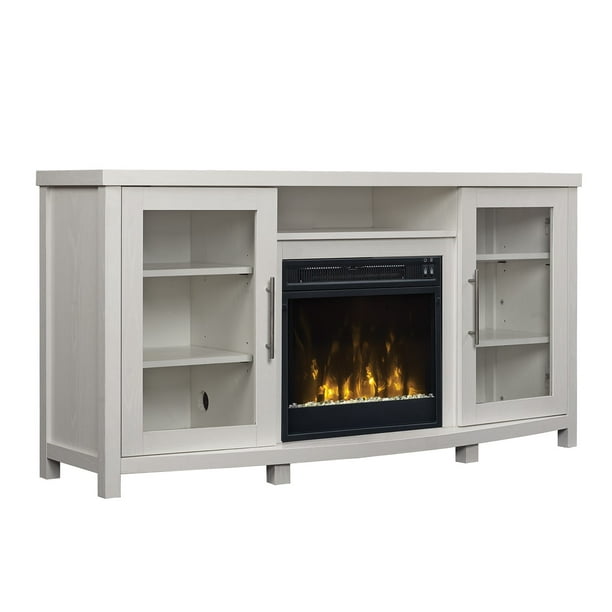 Sea Meadow White Tv Stand For Tvs Up To, White Tv Stand With Fireplace 60 Inch