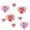 Rose+Red, variant on LSLJS Hollow Love Heart Hanging Ornaments, Valentine Decorations 8 Pcs Pink 3D Heart Pendants Romantic Love Party Scene Layout Props Holiday Supplies for Wedding Engagement Proposal(4 Big+4 Small)