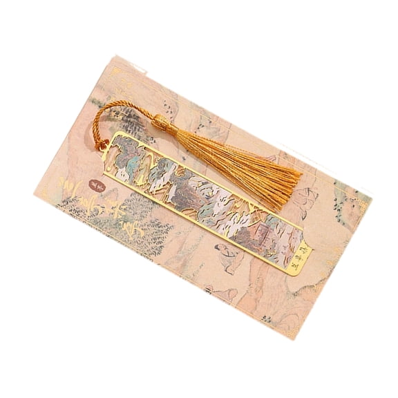 Metal Bookmarks with Pendant, Handmade Metal Bookmarks for Book Lover Page Markers Book for Women Men and Students