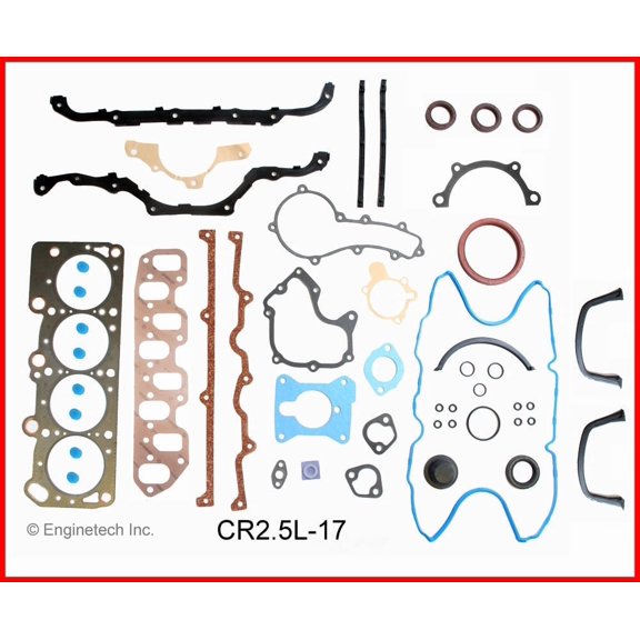 Enginetech CR2.5L-17 Engine Full Gasket Set - Dodge / Chrysler Car and Truck
